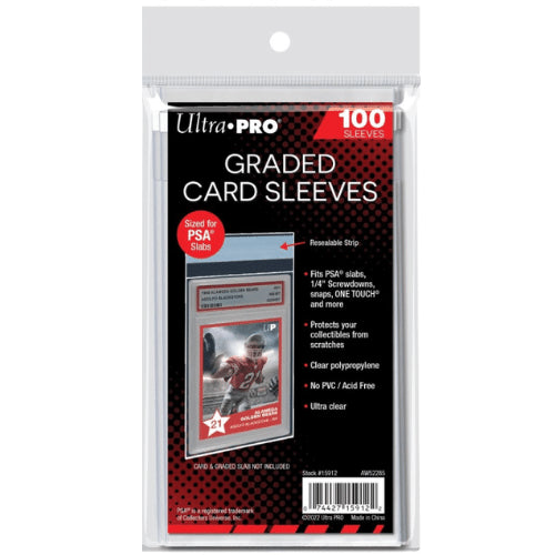 Ultra Pro – Graded Card Slab Sleeves (100 stuks)