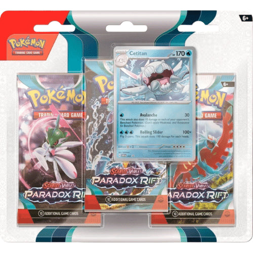 Pokémon Paradox Rift – 3-Pack Blister – Cetitan