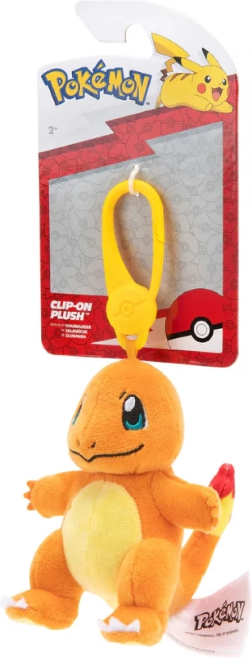 Pokémon Clip-On Pluche - Charmander